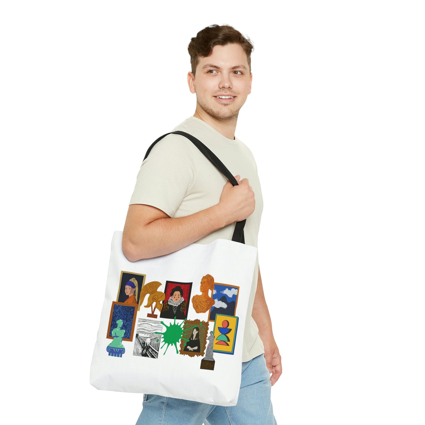 Art Collage Tote Bag