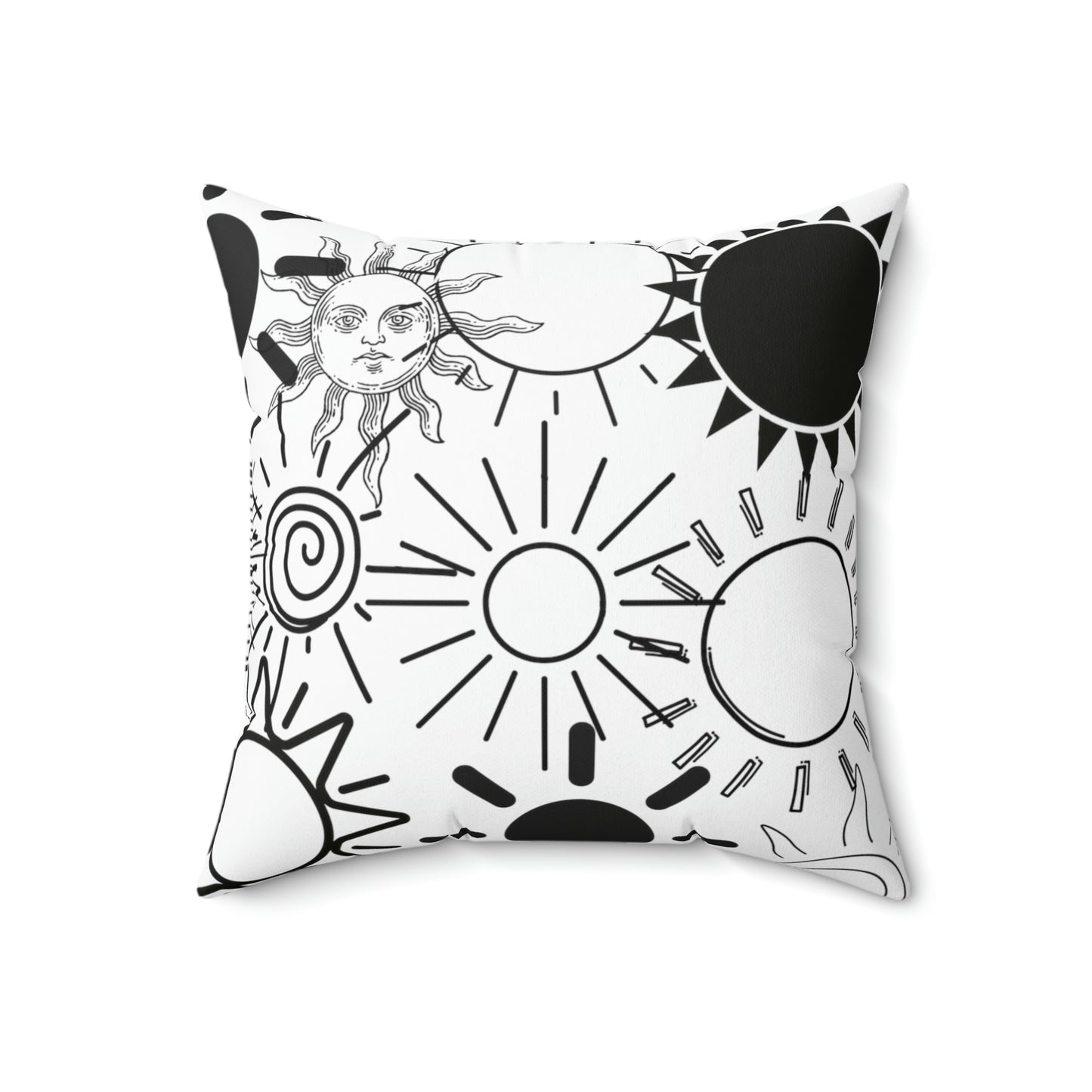 Sun pillow - Spun Polyester Square Pillow