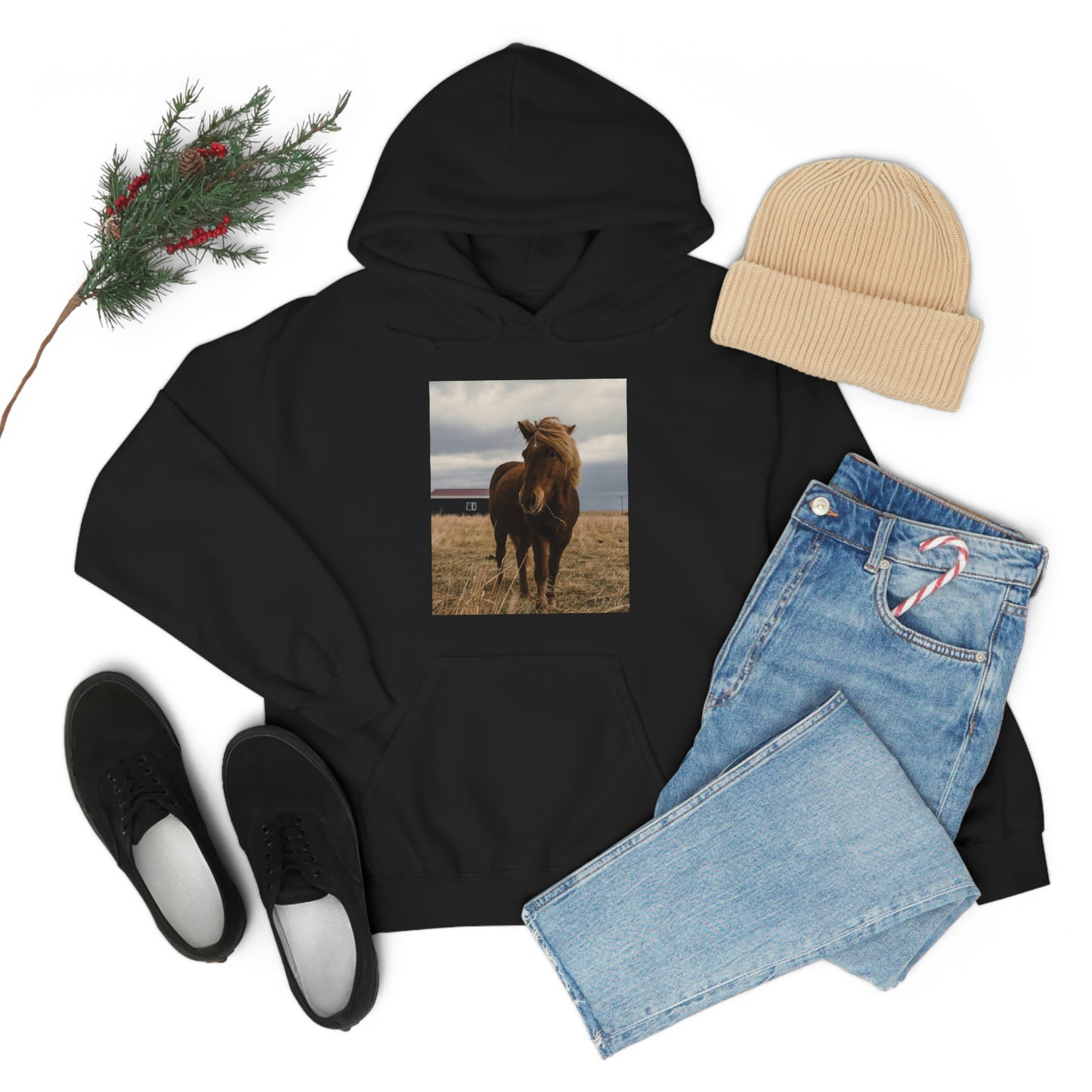 Icelandic Horse, Zara Neifield Photography - Unisex Heavy Blend™ Hooded Sweatshirt