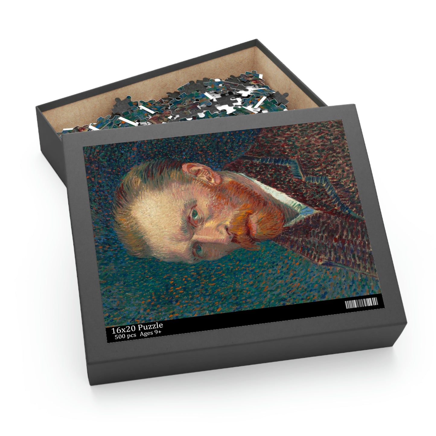 Self Portrait, Vincent Van Gogh (120, 252, 500-Piece Puzzle)