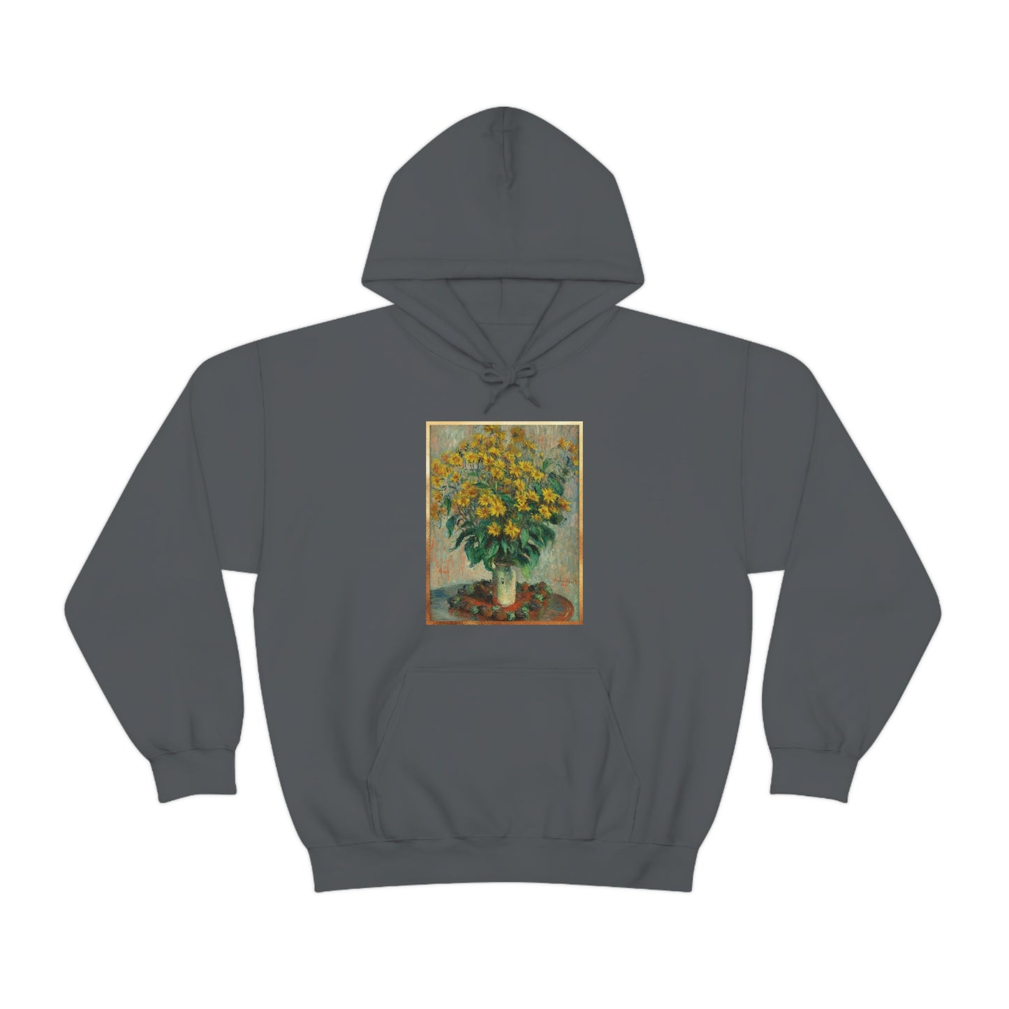 Monet Flowers - Unisex Heavy Blend™ Hooded Sweatshirt