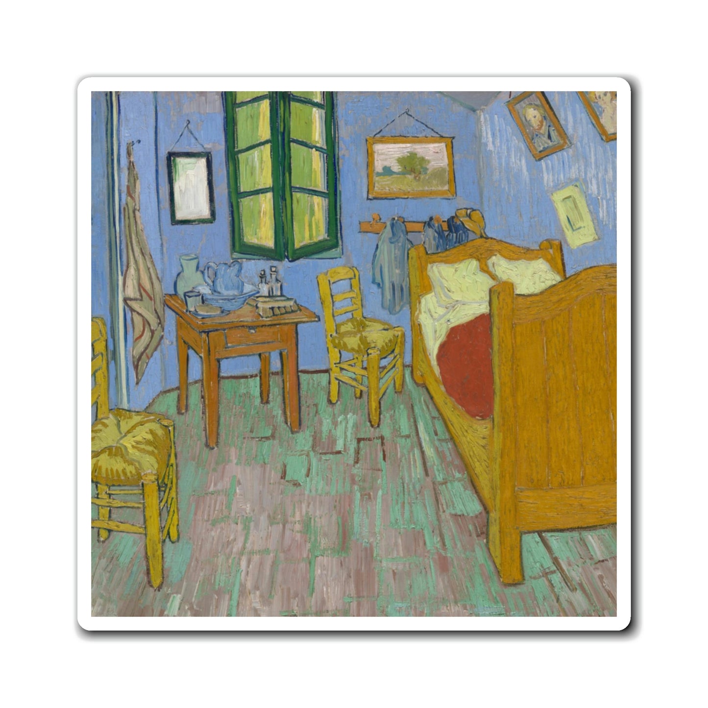 The Bedroom, Vincent Van Gogh - Magnets