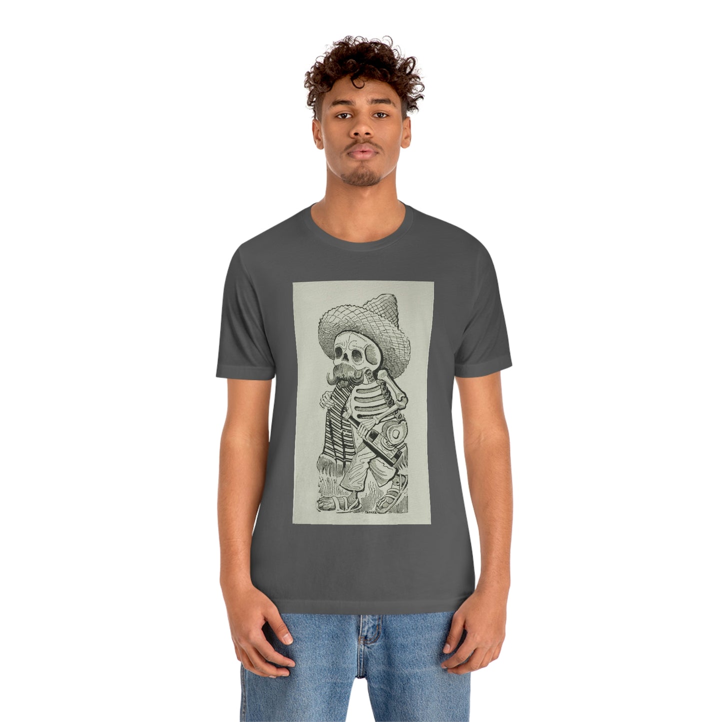 Calavera of Francisco Madero, Jose Guadalupe Posada - Unisex Jersey Short Sleeve Tee