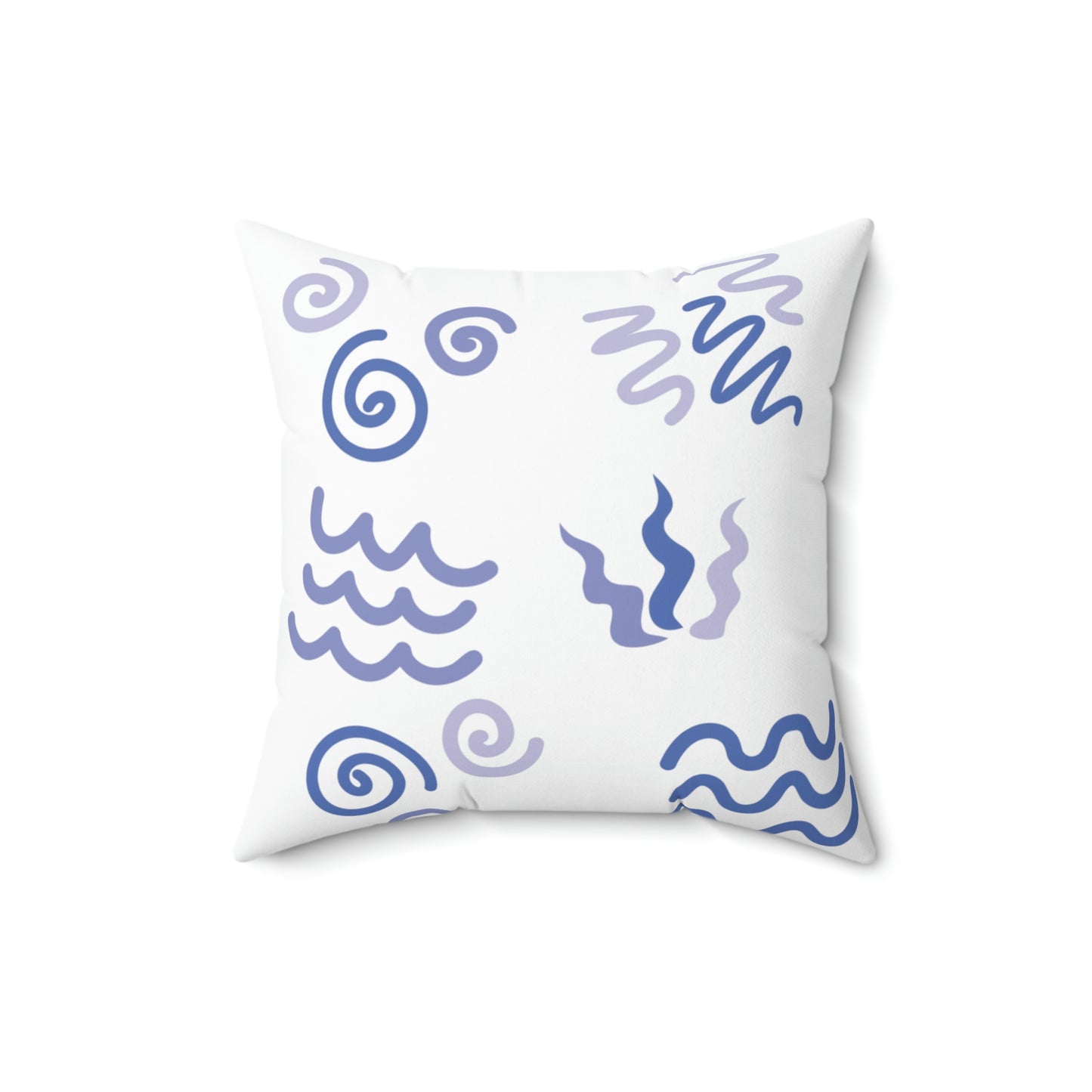 Swirl pillow - Spun Polyester Square Pillow