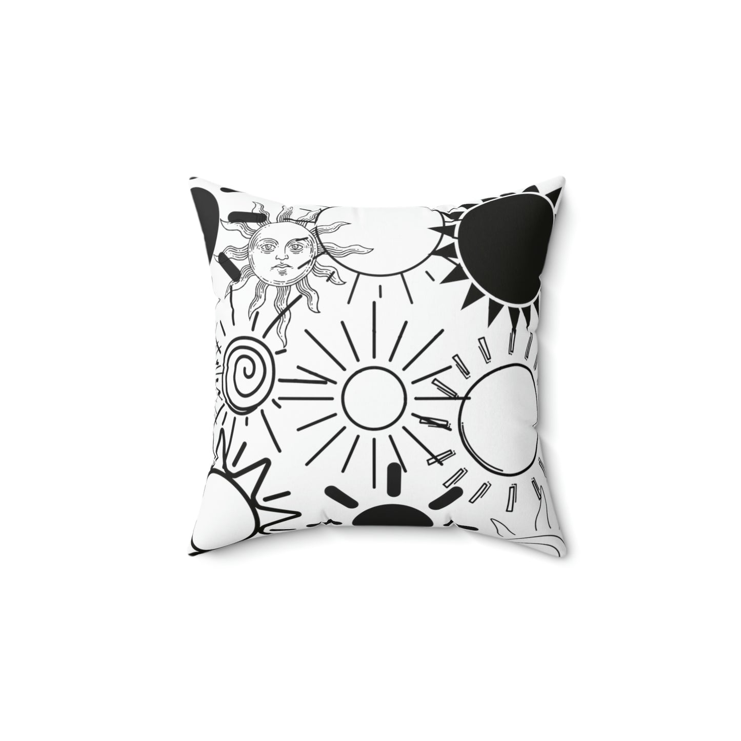Sun pillow - Spun Polyester Square Pillow