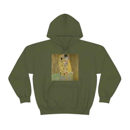 The Kiss, Gustav Klimt- Unisex Heavy Blend™ Hooded Sweatshirt