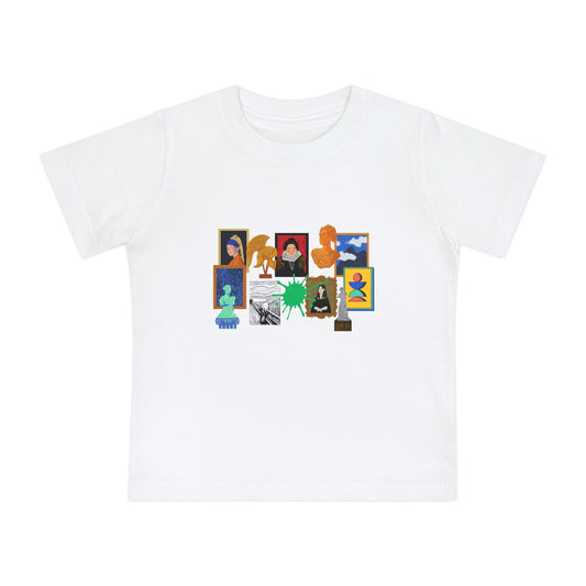 Art Collage Baby Short Sleeve T-Shirt