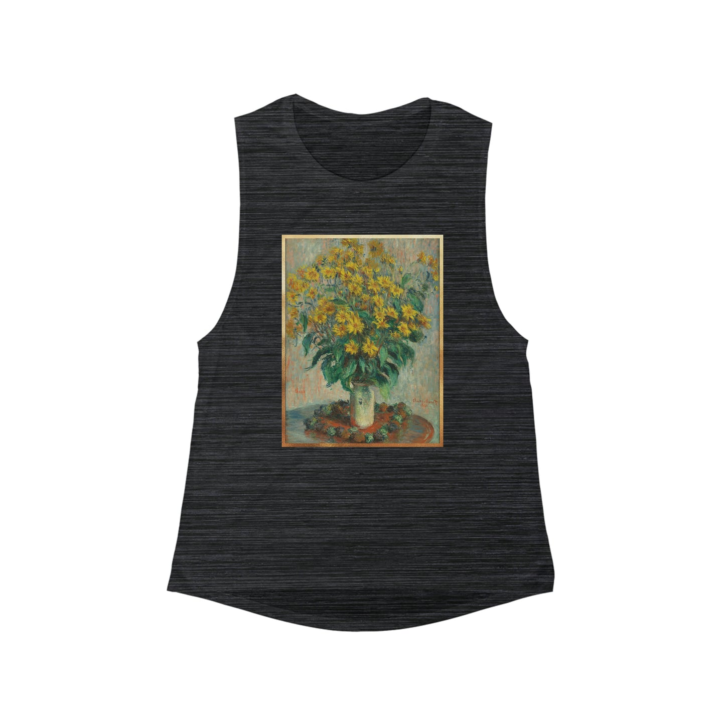 Van Gogh Flowers  - Women's Flowy Scoop Muscle Tank