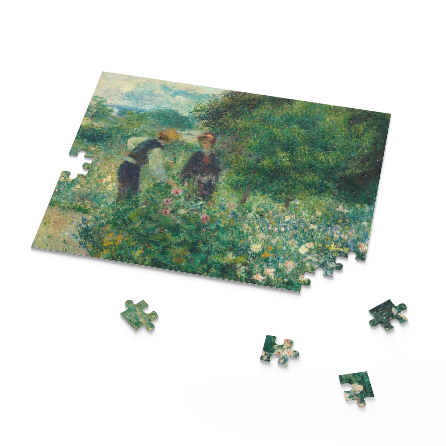 Picking Flowers, Auguste Renoir (120, 252, 500-Piece Puzzle)