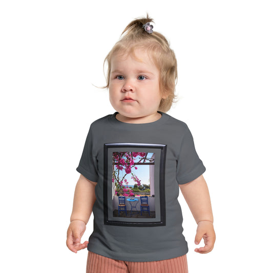 Greek Flowers, Zara Neifield Photography - Baby Short Sleeve T-Shirt