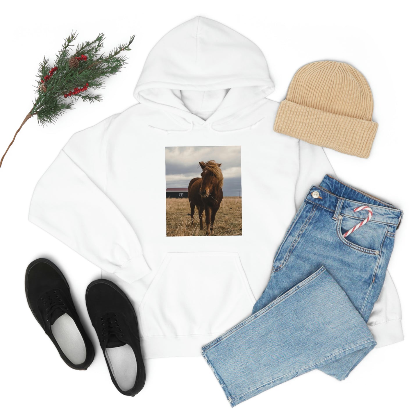 Icelandic Horse, Zara Neifield Photography - Unisex Heavy Blend™ Hooded Sweatshirt