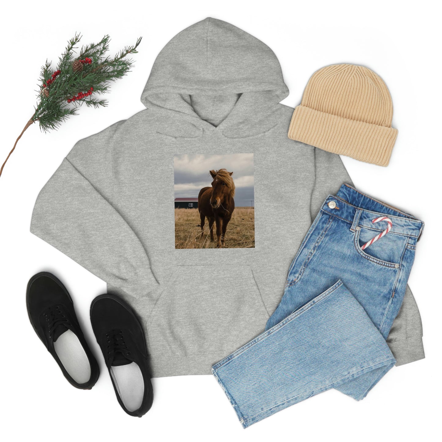 Icelandic Horse, Zara Neifield Photography - Unisex Heavy Blend™ Hooded Sweatshirt