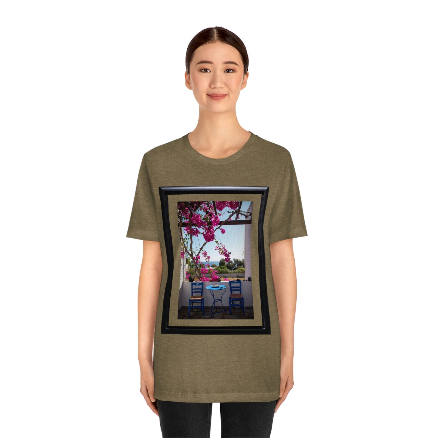 Greek Flowers, Zara Neifield Photography - Unisex Jersey Short Sleeve Tee