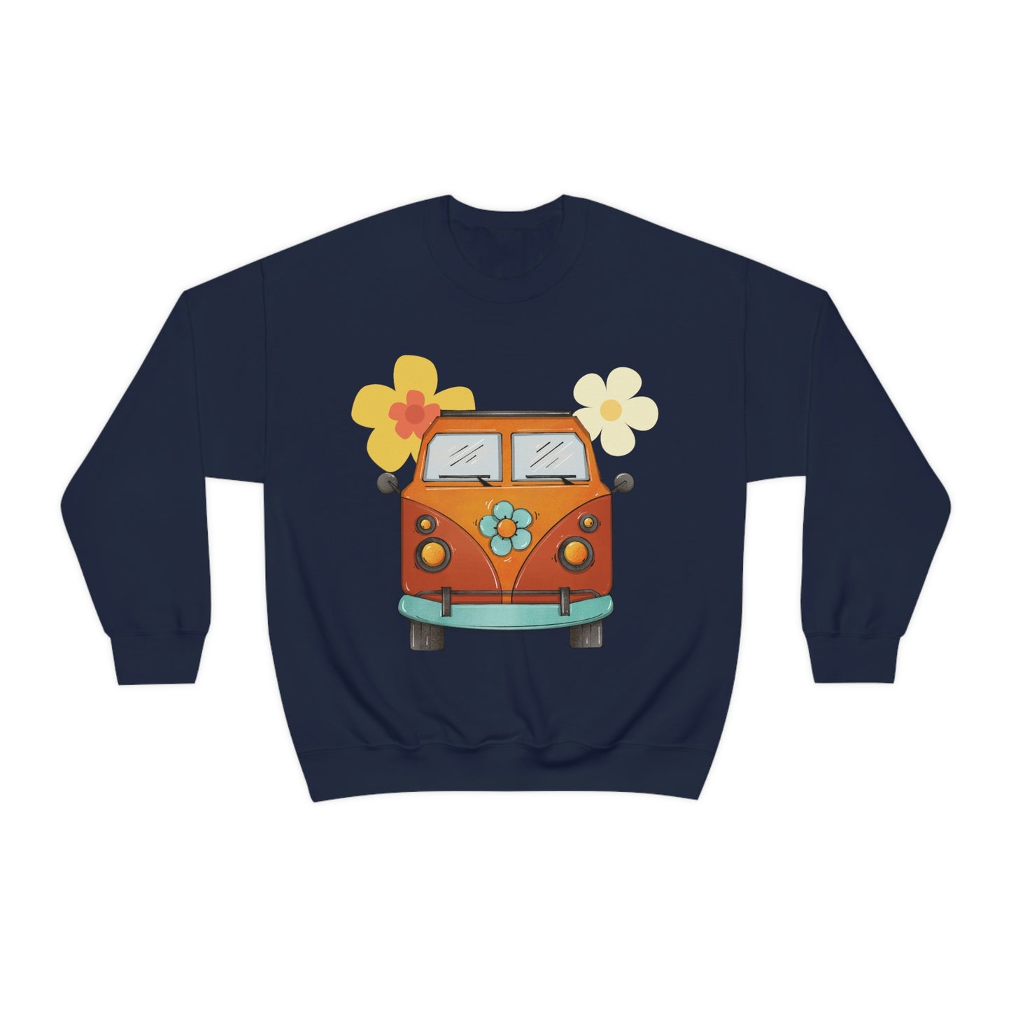 Flower Power - Unisex Heavy Blend™ Crewneck Sweatshirt