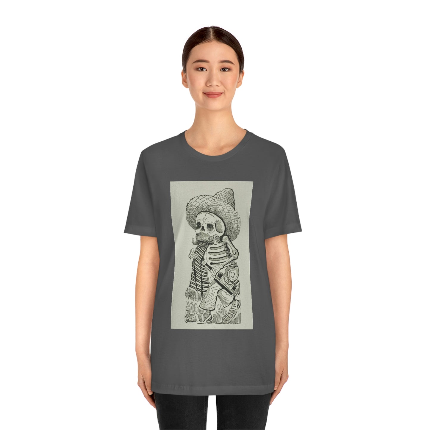 Calavera of Francisco Madero, Jose Guadalupe Posada - Unisex Jersey Short Sleeve Tee