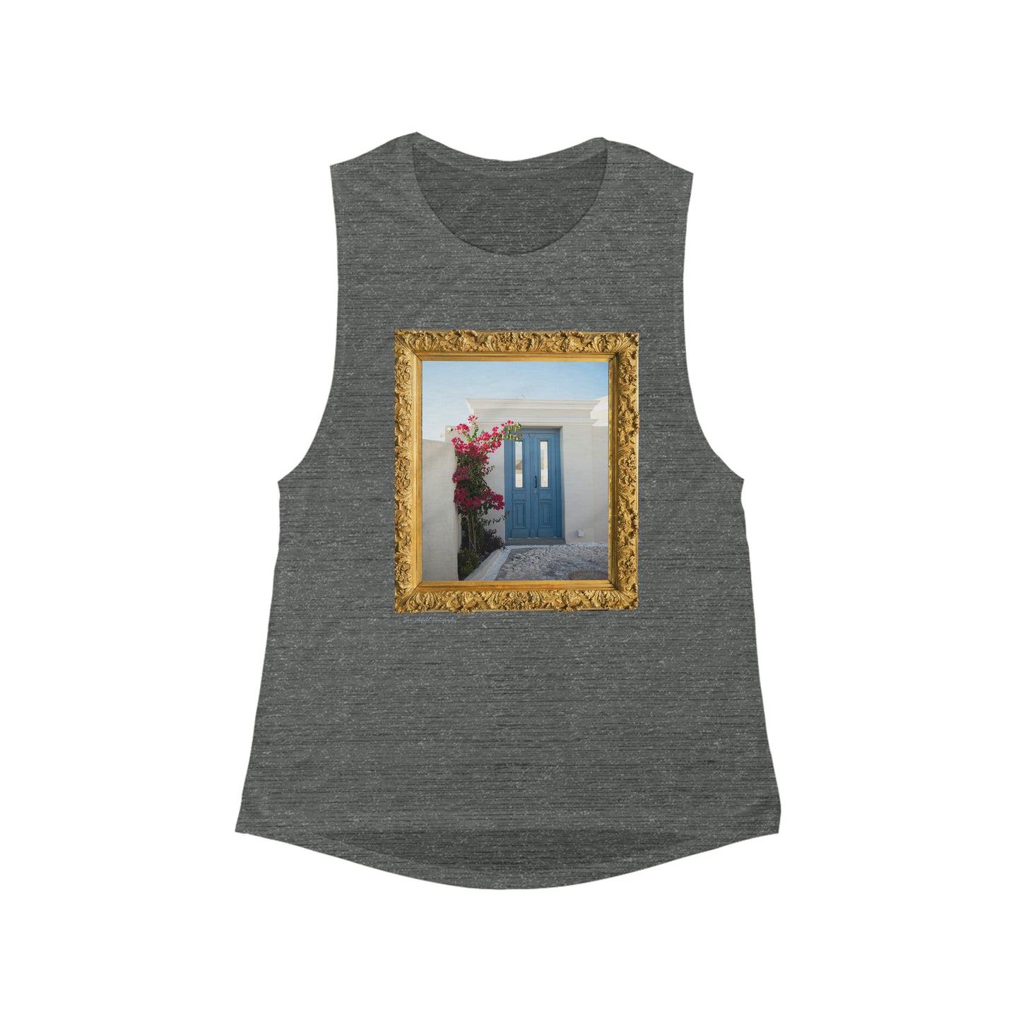 Greek doors, Zara Neifield Photography - Women's Flowy Scoop Muscle Tank