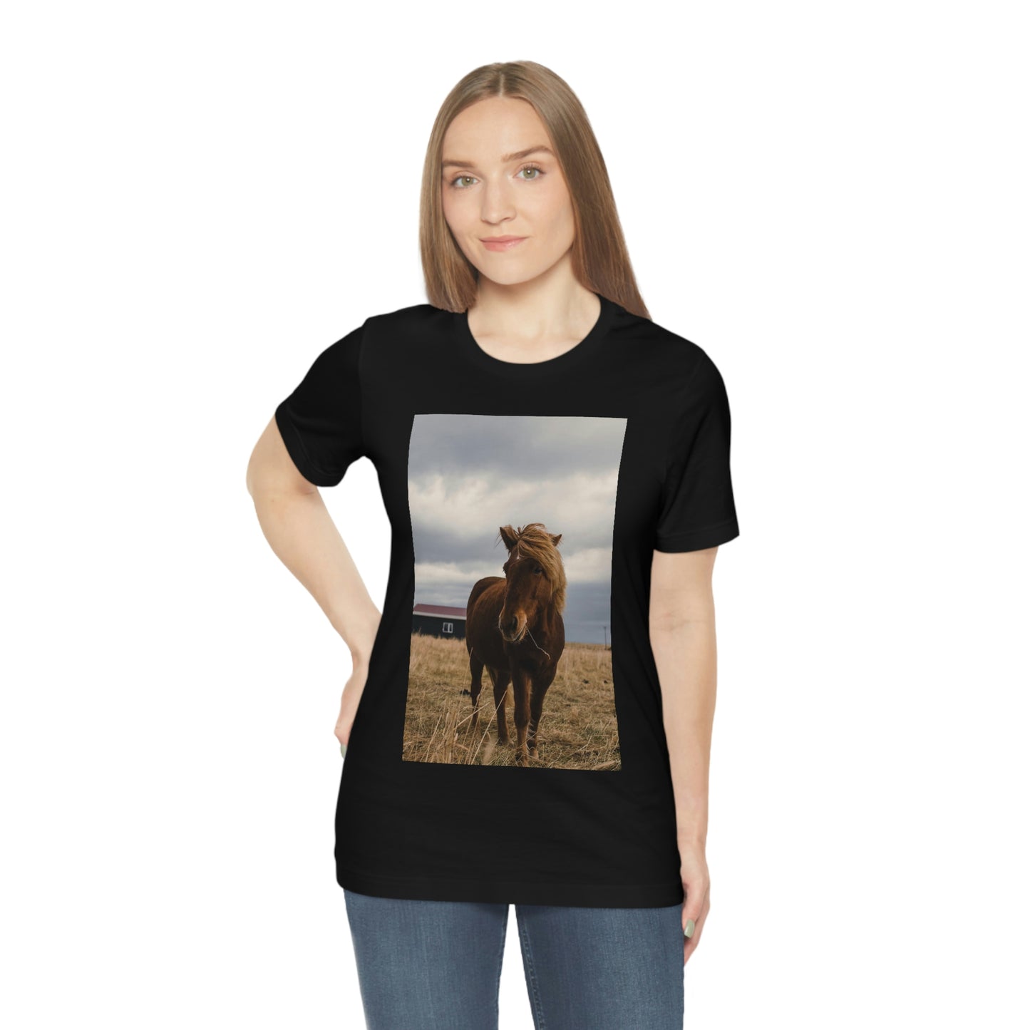 Icelandic Horse, Zara Neifield Photography - Unisex Jersey Short Sleeve Tee